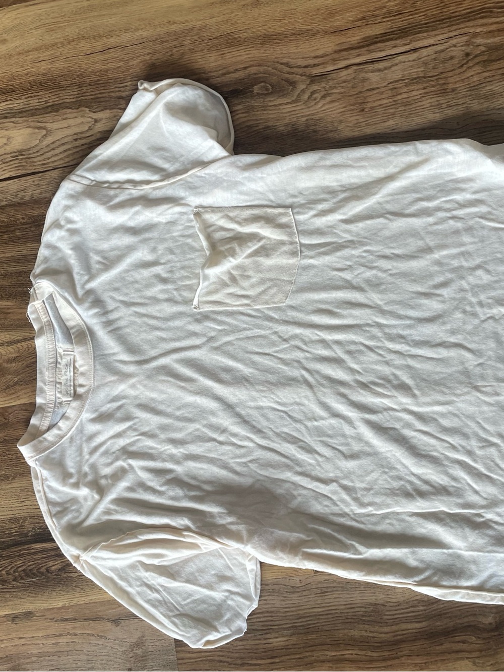 We the Free womens cream tee with pocket
